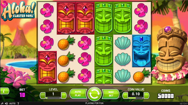 Бонусная игра Aloha! Cluster Pays 8